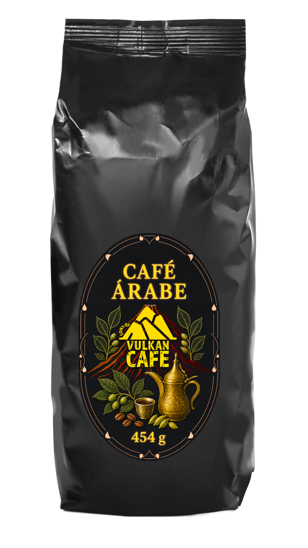 Café Árabe — mezcla de café con cardamomo, canela, anís y pimienta gorda